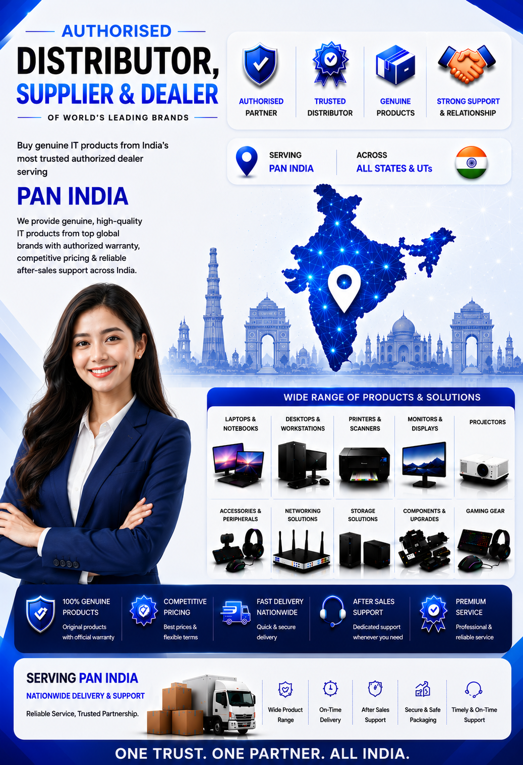 Authorized Apple, HP, Dell, Lenovo, Kramer Distributor Delhi